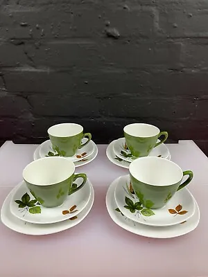 Buy 4 X Midwinter Riverside Stylecraft Tea Trios Cups Saucers And Side Plates Set • 29.99£