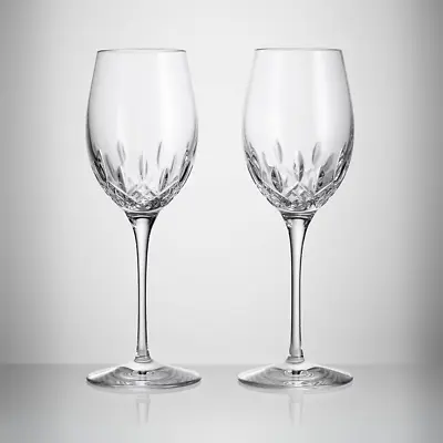Buy Waterford Crystal - Lismore Essence White Wine Glasses (pair) - Rrp £155 • 120£