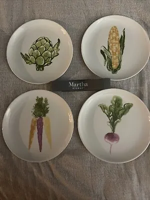 Buy Martha Stewart Collection Set Of 4 6.7’ Dia Appetizer Plates • 18.97£
