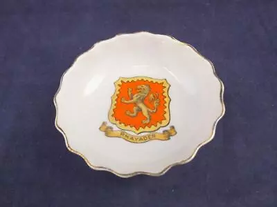Buy Vintage Goss Crested Ware Dish - Rhayader. • 6.96£