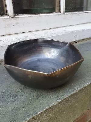 Buy Dicker Pottery Lower Dicker Sussex 1843-1959 Earthen Ware Copper Glaze Bowl (b) • 39.95£