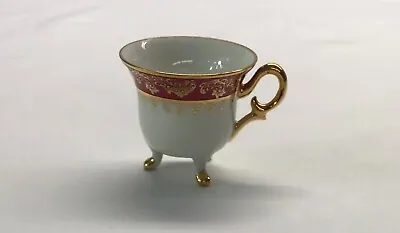 Buy **Vintage Limoges France Purple Porcelain Cup With Gold Trim ~ Lot #6** • 19.30£