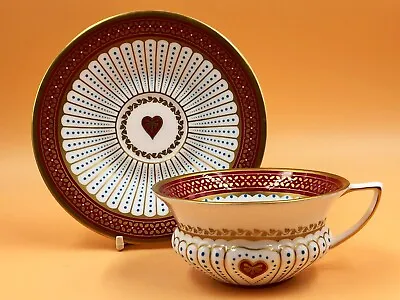 Buy Wedgwood China Harlequin Queen Of Hearts Tea Cup And Saucer Duo. • 125£