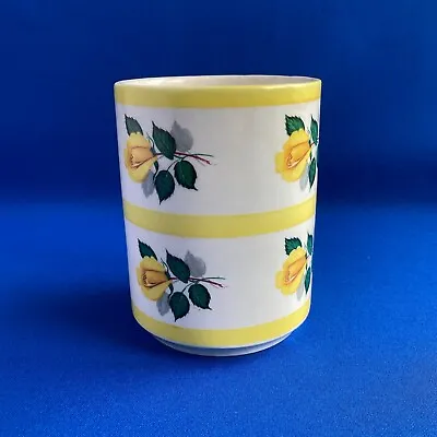 Buy Vintage Arthur Wood YELLOW ROSES Royal Bradwell Ware Vase 4.5  • 10£