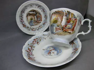 Buy Royal Doulton BRAMBLY HEDGE 'Winter' Cup Saucer And Pin Dish • 18£