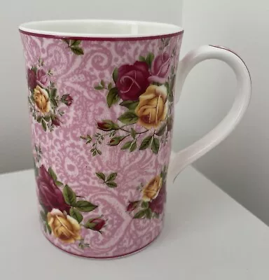 Buy Royal Albert Old Country Roses Dusky Pink Lace Mug - Excellent Condition Rare • 15£