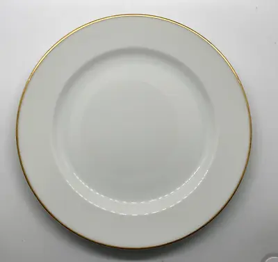 Buy Haviland France Mirabeau Luncheon Plate White Gold Trim Limoges Antique • 8.63£