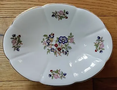 Buy Vintage Irish Royal Tara Fine Bone China Flower Pattern Small Dish 18.5 Cm • 8£