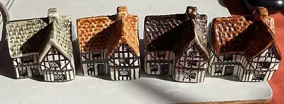 Buy 4x Tey Pottery No 10 TUDOR BEAM HOUSE Britain In Miniature. VGC • 6.95£
