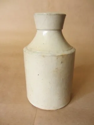 Buy Antique Stoneware Buff Coloured Ink Bottle By Doulton Lambeth • 45.52£