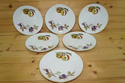 Buy Royal Worcester Evesham Gold (6) Bread & Butter Plates, 6 1/2   MADE IN ENGLAND • 29.29£
