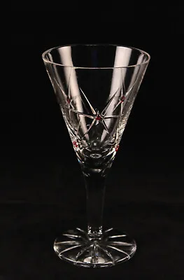 Buy Bohemian Nizbor Ruckl Czech Republic Crystal Cut Berries Sherry Flute Wine Glass • 30.27£