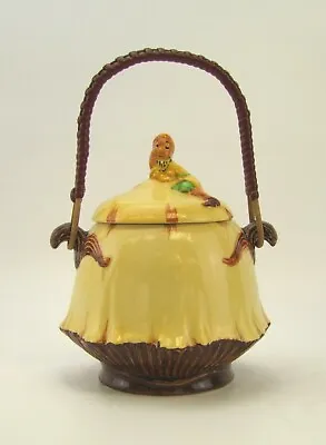 Buy Burleigh Ware 1940's Gnome/Imp Pattern Biscuit Barrel - Made In England. • 165£