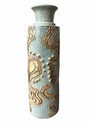 Buy Bernard ROOKE (Born 1938) Signed Brutalism Ceramic Stoneware Vase • 81.37£