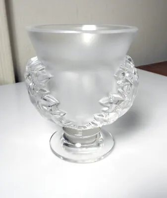 Buy Lalique Crystal SAINT CLOUD Acanthus Leaf Vase,  Mint Condition • 113.02£