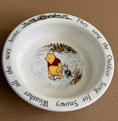 Buy Winnie The Pooh Walt Disney Bowl With Piglet Royal Doulton 16cm W X 5cm H • 5.69£