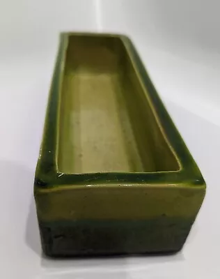 Buy Bretby Pottery Emerald Green Glazed Stoneware Planter Trough 1812 • 22.50£