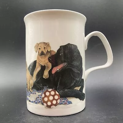 Buy Vintage 1990 Roy Kirkham Dog Lovers Fine Bone China Mug England Labradors • 19.95£