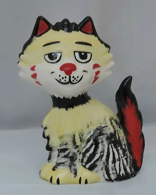 Buy Lorna Bailey Shaggy Cat Figurine - Signed To Base - 14cm Tall • 80£