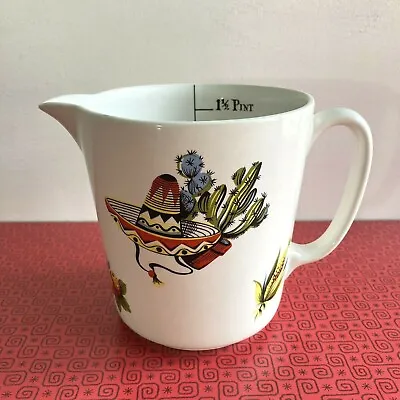 Buy Lord Nelson Pottery Rio Pattern Ceramic Measuring Jug 1970s Vintage England • 14.99£