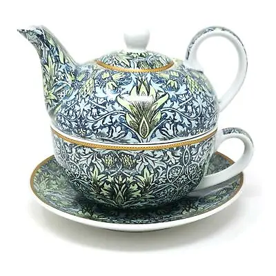 Buy Tea For One Cup Mug Pot Snakeshead William Morris Teapot Floral Boxed Gift Set • 17.95£