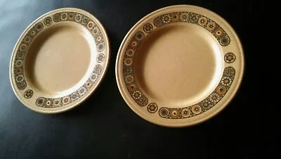 Buy Kiln Craft Bacchus Side Plates X 2. 17cm Dia. 1970's Staffordshire Potteries Ltd • 5£