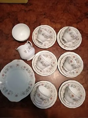 Buy Duchess Bone China Teaset Evelyn 22 Piece Immaculate Condition  • 29£