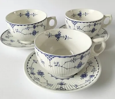 Buy Furnivals Denmark Cups And Saucers X 3 • 30£