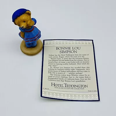 Buy The Franklin Mint Bonnie Lou  Simpson Fine Porcelain Figure • 17.95£
