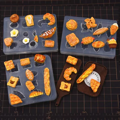 Buy 1:12 Scale Dolls House Miniatures Food Bread Biscuit Silicone Mold Accessory • 6.59£