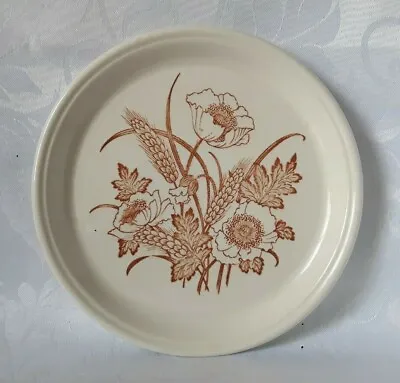 Buy Barratts Side Plate In Brown & White Wheat Pattern Bread And Butter Or Tea Plate • 12.95£