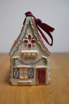 Buy Pfaltzgraff Christmas House  Welcome Christmas  2000 Hand Painted • 11.53£
