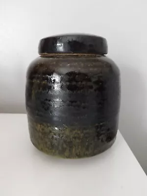 Buy Stoneware Pottery Ginger Jar With Lid.6  Tall • 14.99£
