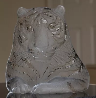 Buy Royal Krona Glass Tiger By Mats Jonasson - 16 Cm Tall • 29.99£
