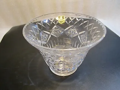 Buy Vintage Edinburgh Crystal  Scotland Heavy Crystal Cut  Glass Vase , Bowl • 13.97£
