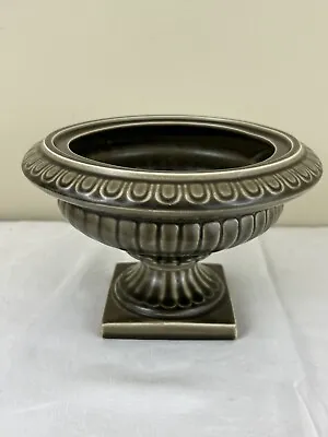 Buy VINTAGE 1950s ELAINE GODDARD Grey Pottery Urn Rose Bowl Footed Planter Vase • 20£