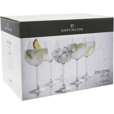 Buy Dartington Crystal Copa Gin & Tonic Glasses Party Pack Of 6 Capacity 570ml 22cm • 33.10£