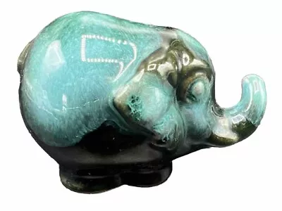 Buy VTG Blue Mountain Art Pottery Baby Elephant Figurine • 11.54£