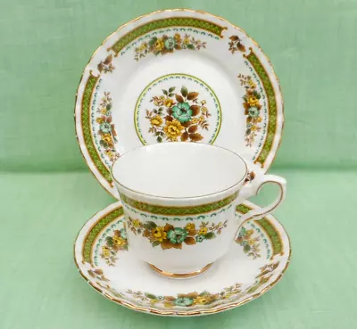 Buy Vintage Royal Stafford Dovedale Bone China Tea Trio -teacup, Saucer & Side Plate • 8.99£
