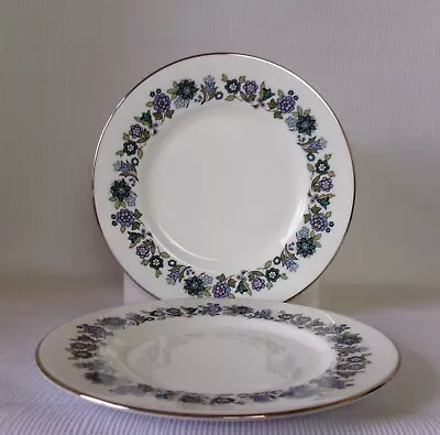 Buy TWO ROYAL DOULTON ESPIRIT H5011 200mm SALAD PLATES - IMMACULATE • 5.99£