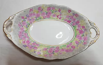 Buy Vintage Adderley Ware Oval Dish, Flower Design, 27cm • 8£