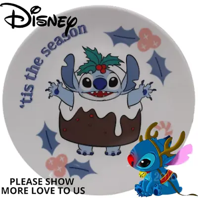 Buy Disney 2023 Stitch Christmas Dinnerware Pudding Side Plate X 1 Piece Or 2 Piece • 13£