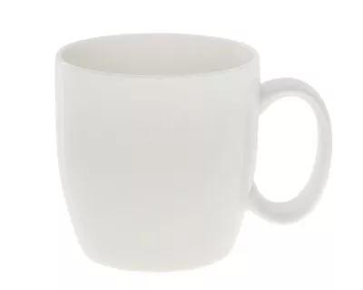 Buy White Bone China Mugs SET OF 4 White China Coffee Mugs Tea Mugs Barrel Shape • 19.99£