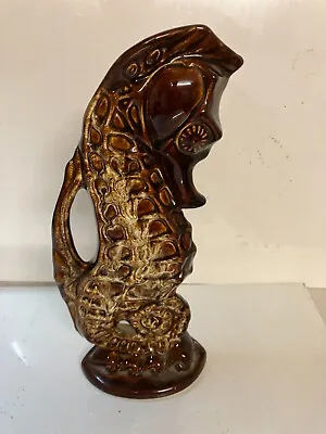 Buy Fosters Pottery Seahorse Brown Glaze • 18£