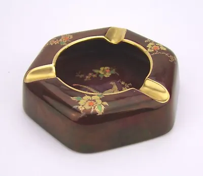 Buy Carlton Ware 'Rouge Royale' - Asiatic Pheasant Design Ash Tray Made In England. • 45£