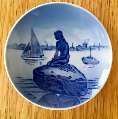 Buy Vintage Royal Copenhagen China Little Mermaid In Front Of Dock Wall Plate • 4.95£
