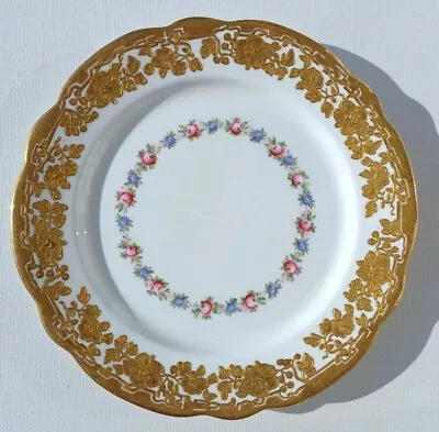 Buy Antique Hammersley Gold Encrusted Floral Plate: Ovington Brothers 1843-84, 9 ,#4 • 89.99£