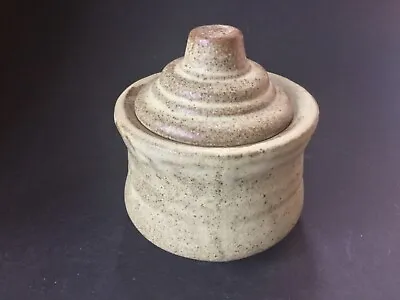 Buy Cornish Presingoll Pottery Storage Jar With Lid • 7.50£