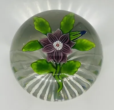 Buy Antique Baccarat Purple Clematis Paperweight  • 220£