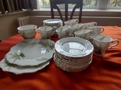 Buy Royal Stafford  Broom  Vintage Tea Set Bone China 30 Pieces • 24.99£